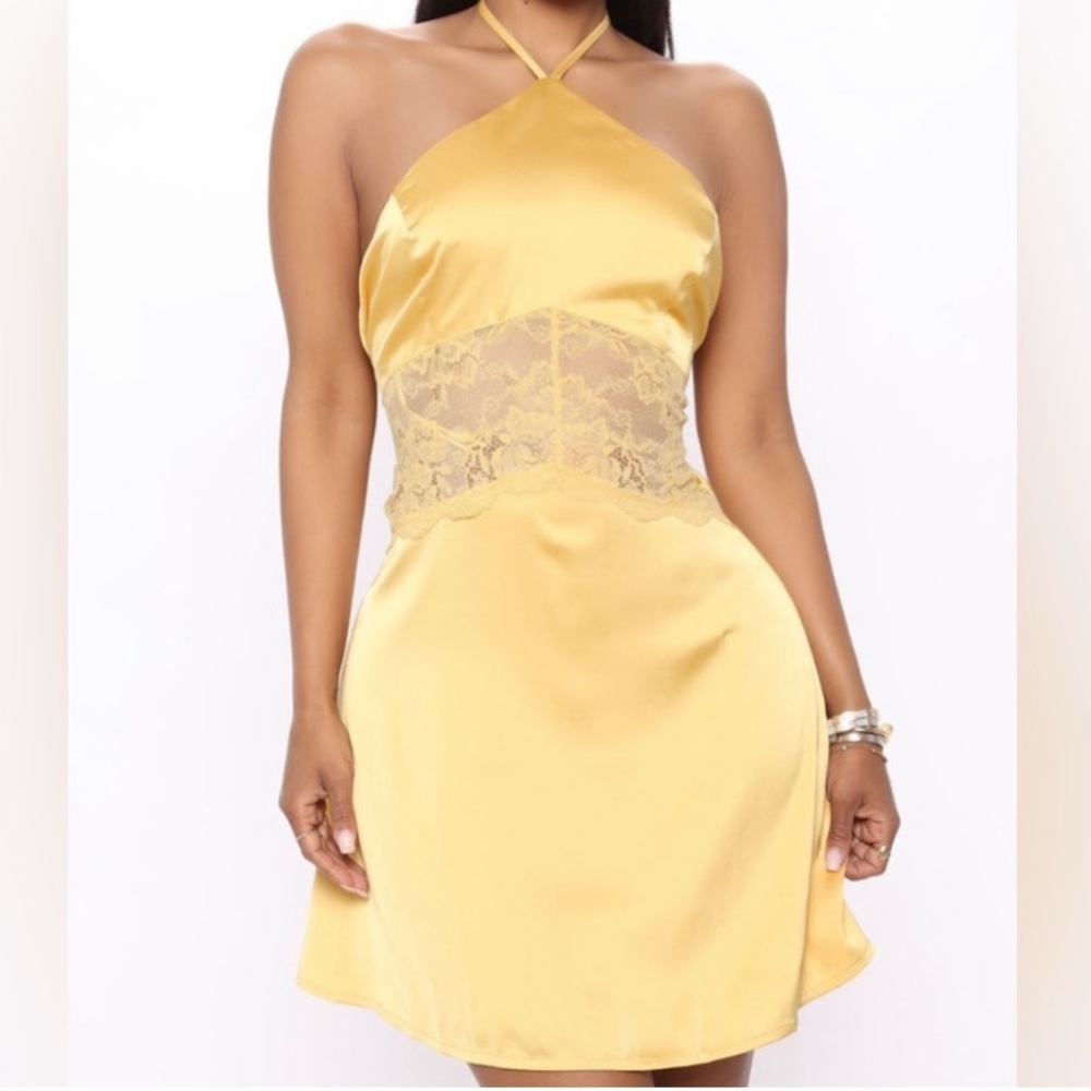 Fashion nova satin mini dress